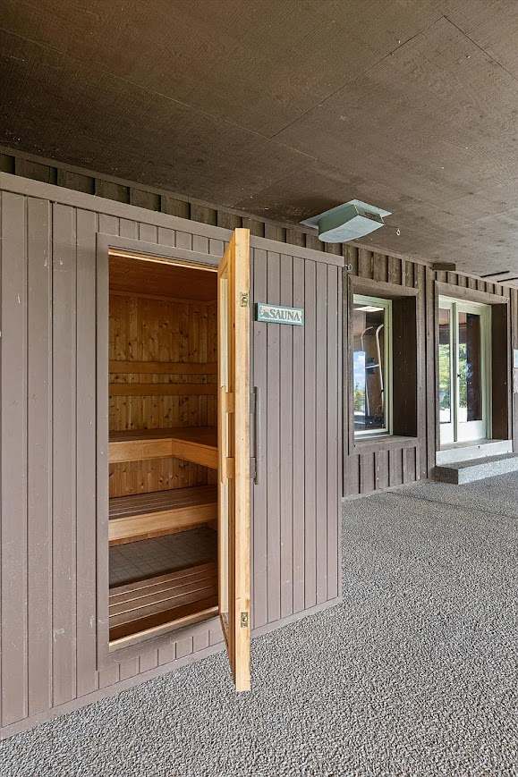 Sauna in the wellness wing